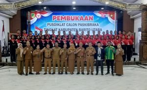 Pembukaan Pusdiklat Calon Paskibraka Kabupaten Barito Utara